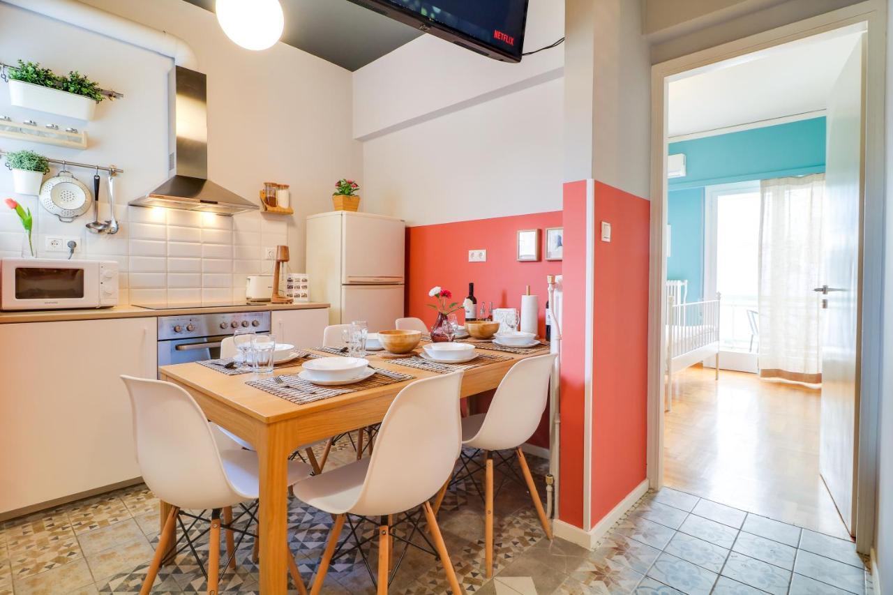 Spacious Central Flat☆3Min To Metro☆Ac|Netflix|Pc Atene Esterno foto