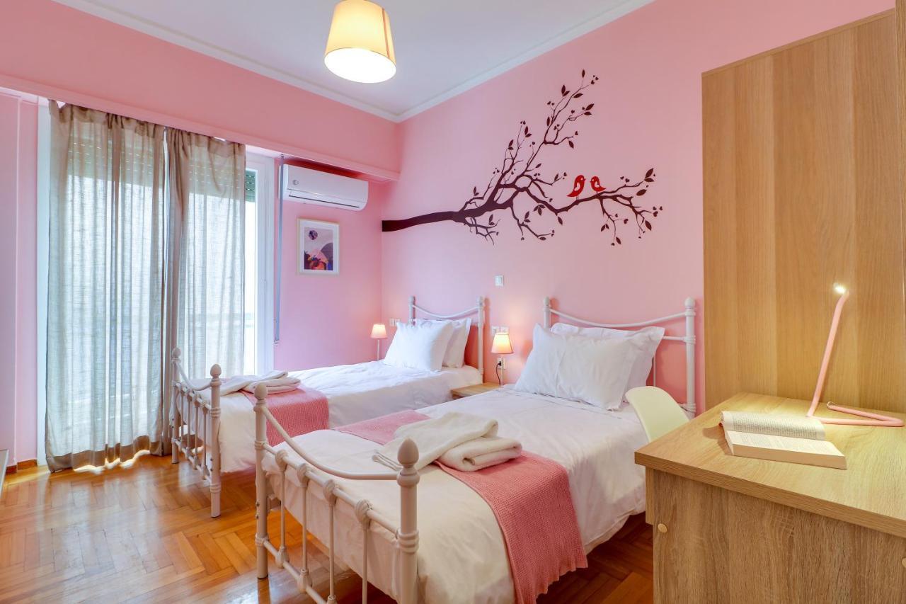 Spacious Central Flat☆3Min To Metro☆Ac|Netflix|Pc Atene Esterno foto