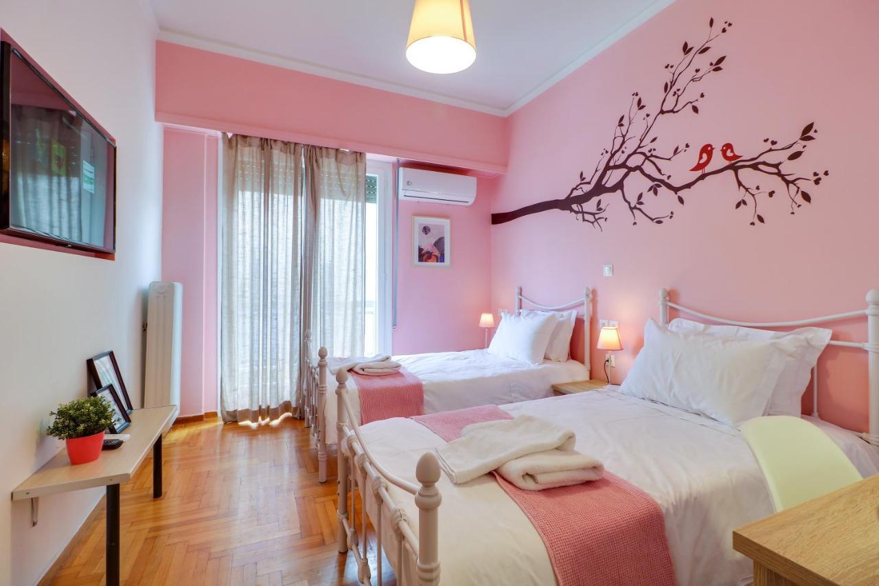 Spacious Central Flat☆3Min To Metro☆Ac|Netflix|Pc Atene Esterno foto
