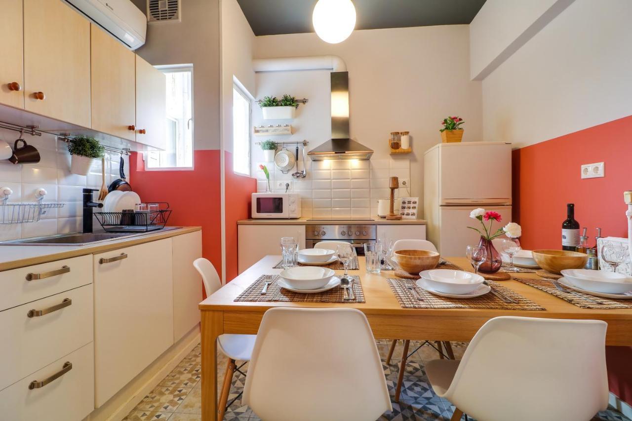 Spacious Central Flat☆3Min To Metro☆Ac|Netflix|Pc Atene Esterno foto