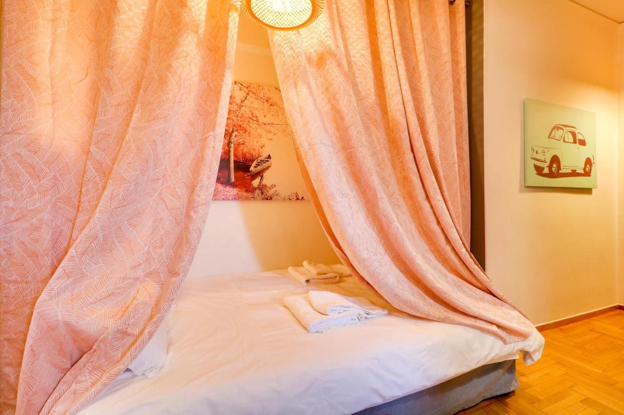Spacious Central Flat☆3Min To Metro☆Ac|Netflix|Pc Atene Esterno foto