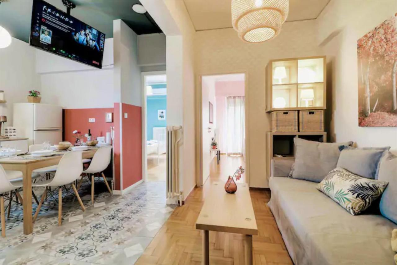 Spacious Central Flat☆3Min To Metro☆Ac|Netflix|Pc Atene Esterno foto
